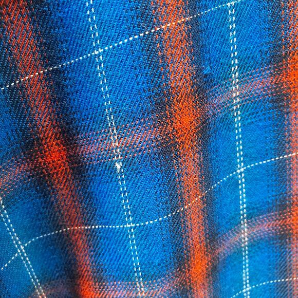 Marmot Shirt Sz XXL Blue Red Plaid Button Up Flannel Casual Utility Normcore - Picture 9 of 12